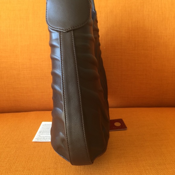 VINTAGE CARTIER GOLD TONE LOGO BROWN BAG - Picture 4 of 8